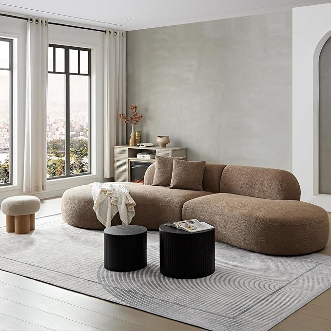 Half-Round Contemporary Sofa