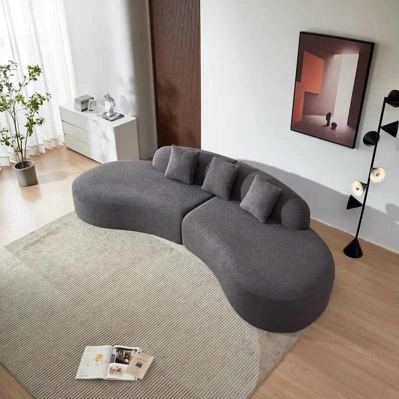 Half-Round Contemporary Sofa